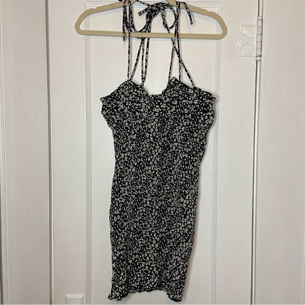 O.Vianca Ditsy Floral Strappy Mini Dress Size Medium NEW - Picture 9 of 16